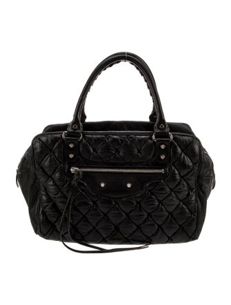 Balenciaga Leather Quilted Matelasse