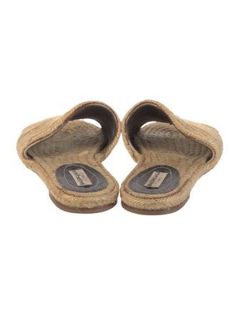 Balenciaga Straw Espadrilles