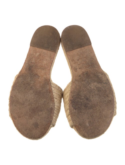 Balenciaga Straw Espadrilles