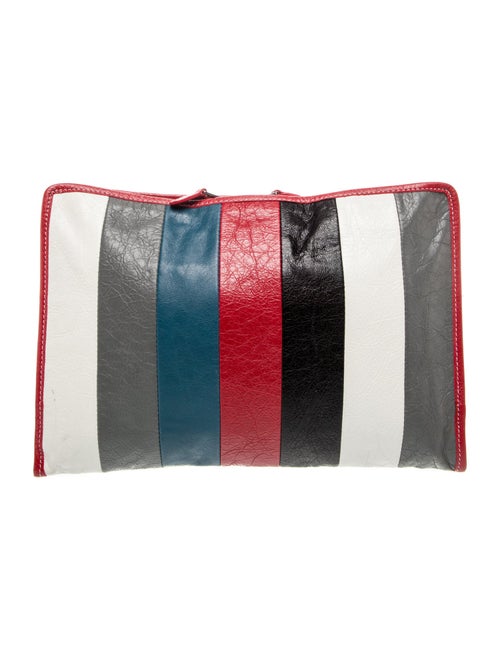 Balenciaga Leather Bazar Zip Pouch