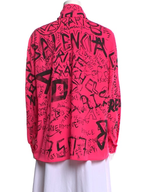 Balenciaga 2019 Printed Blouse