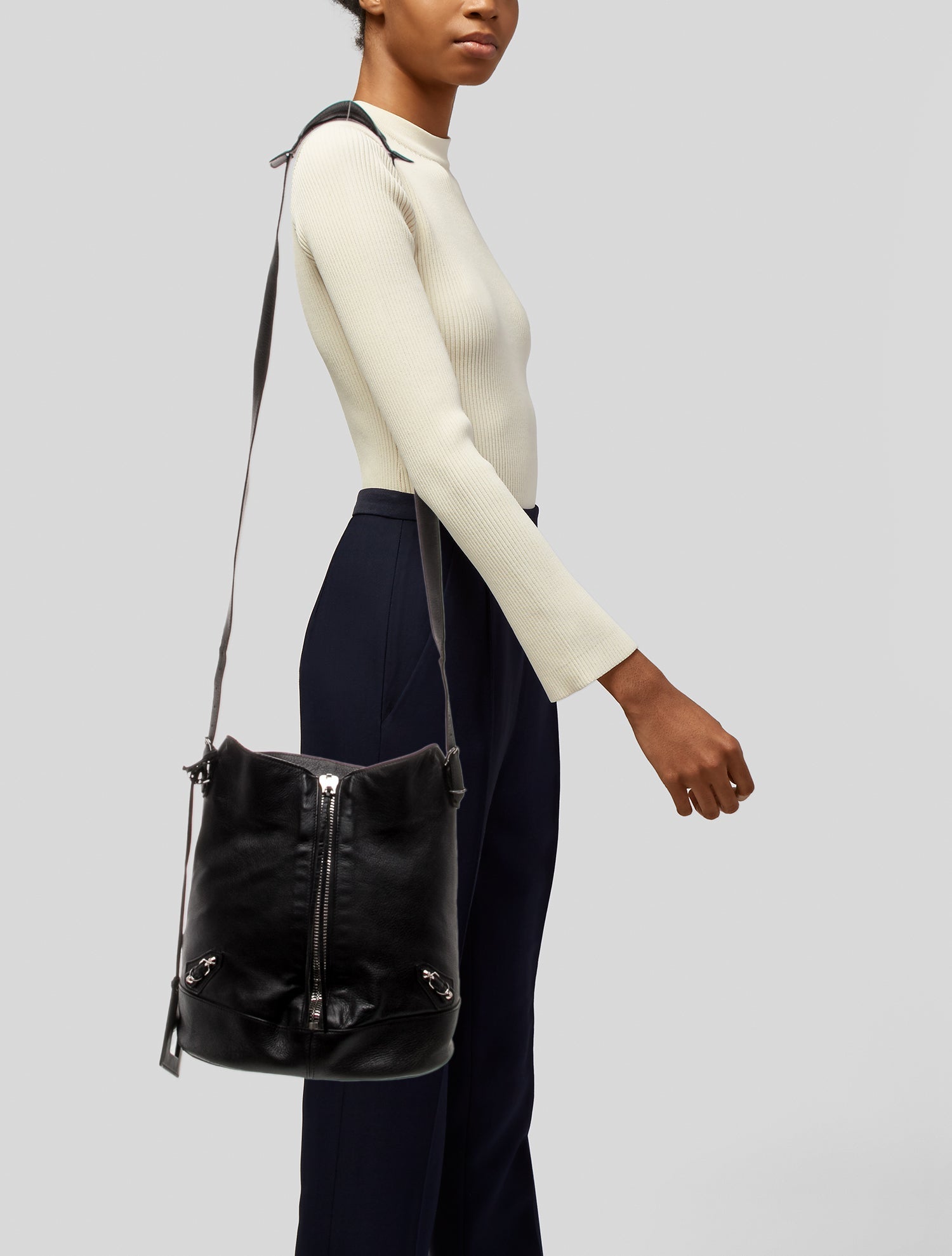 Balenciaga Leather Messenger Bag