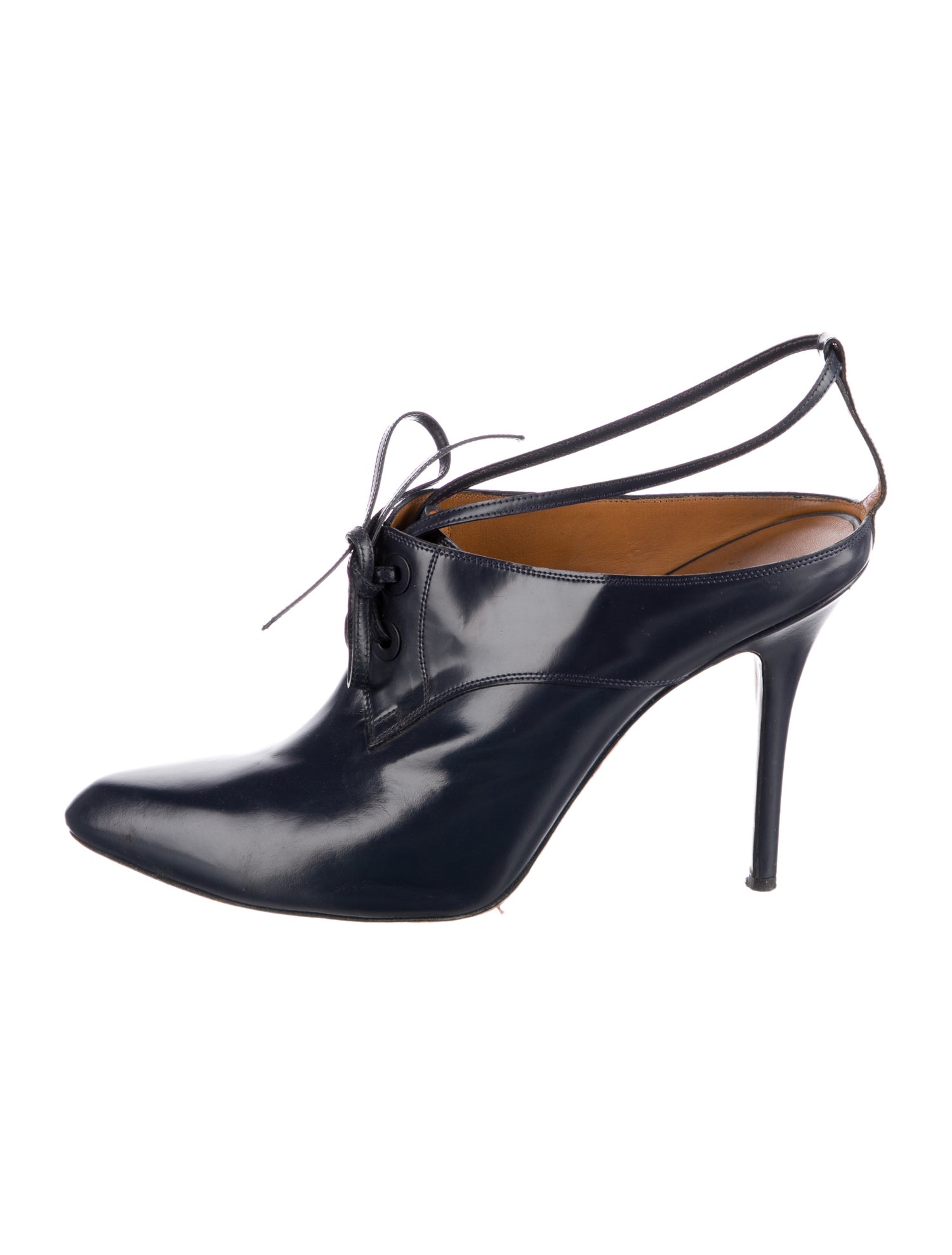 Balenciaga Leather T-Strap Pumps