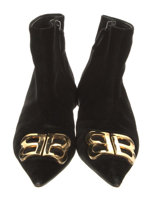 Balenciaga BB Knife Velvet Boots