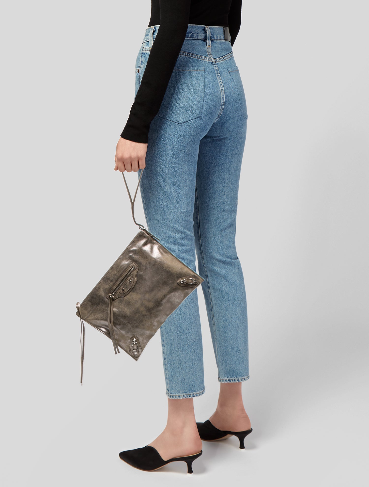 Balenciaga Suede Pouch