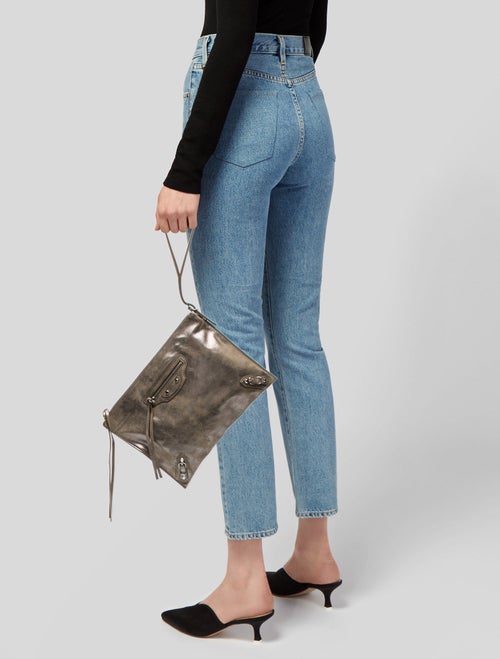 Balenciaga Suede Pouch