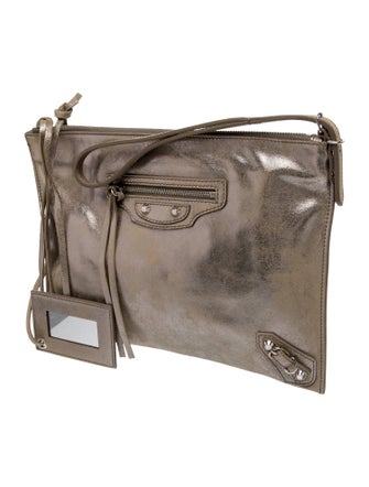 Balenciaga Suede Pouch