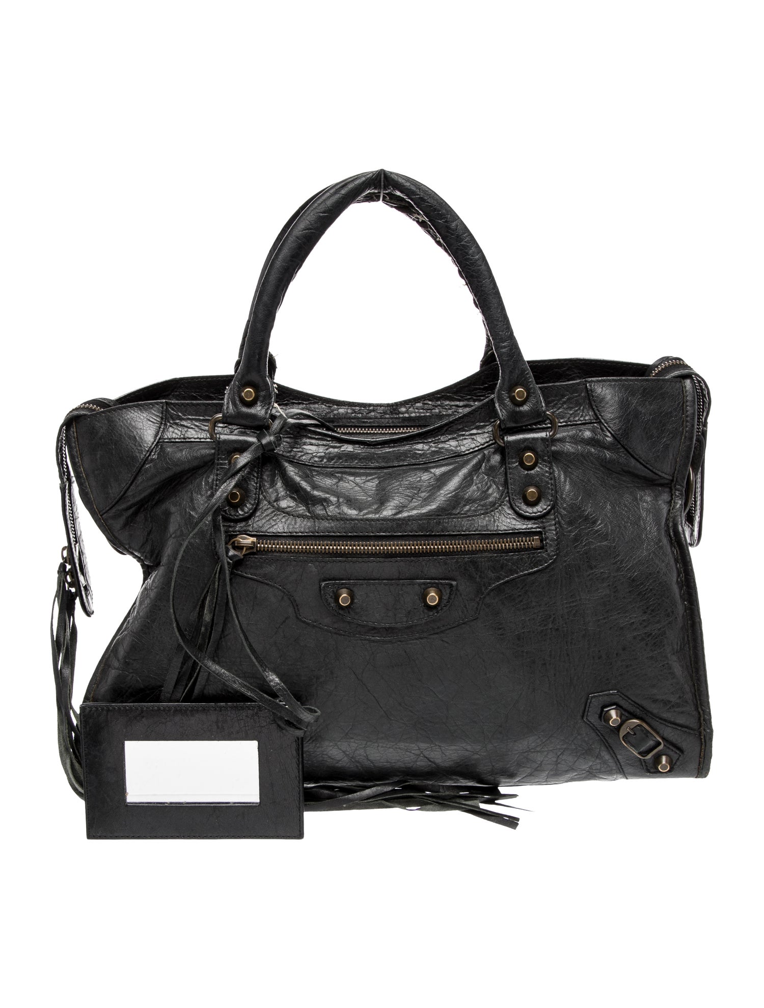 Balenciaga Leather Motocross Classic City