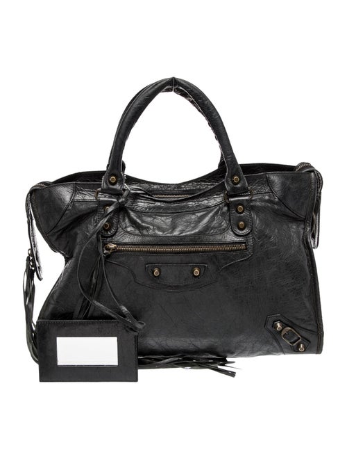 Balenciaga Leather Motocross Classic City