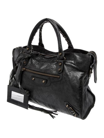 Balenciaga Leather Motocross Classic City