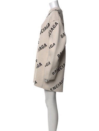 Balenciaga 2021 All Over Logo Sweater