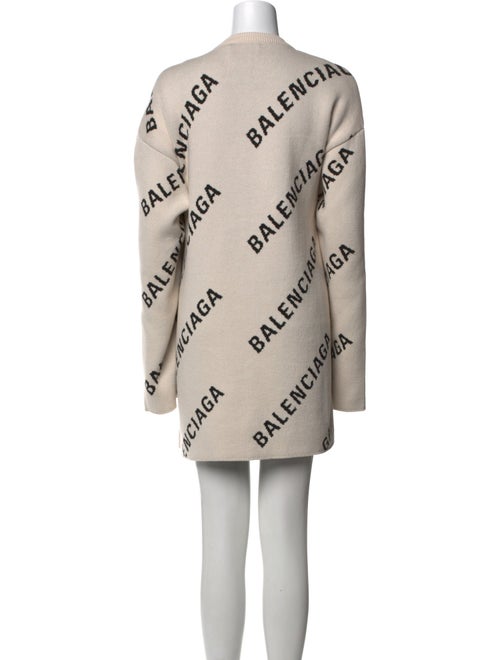 Balenciaga 2021 All Over Logo Sweater