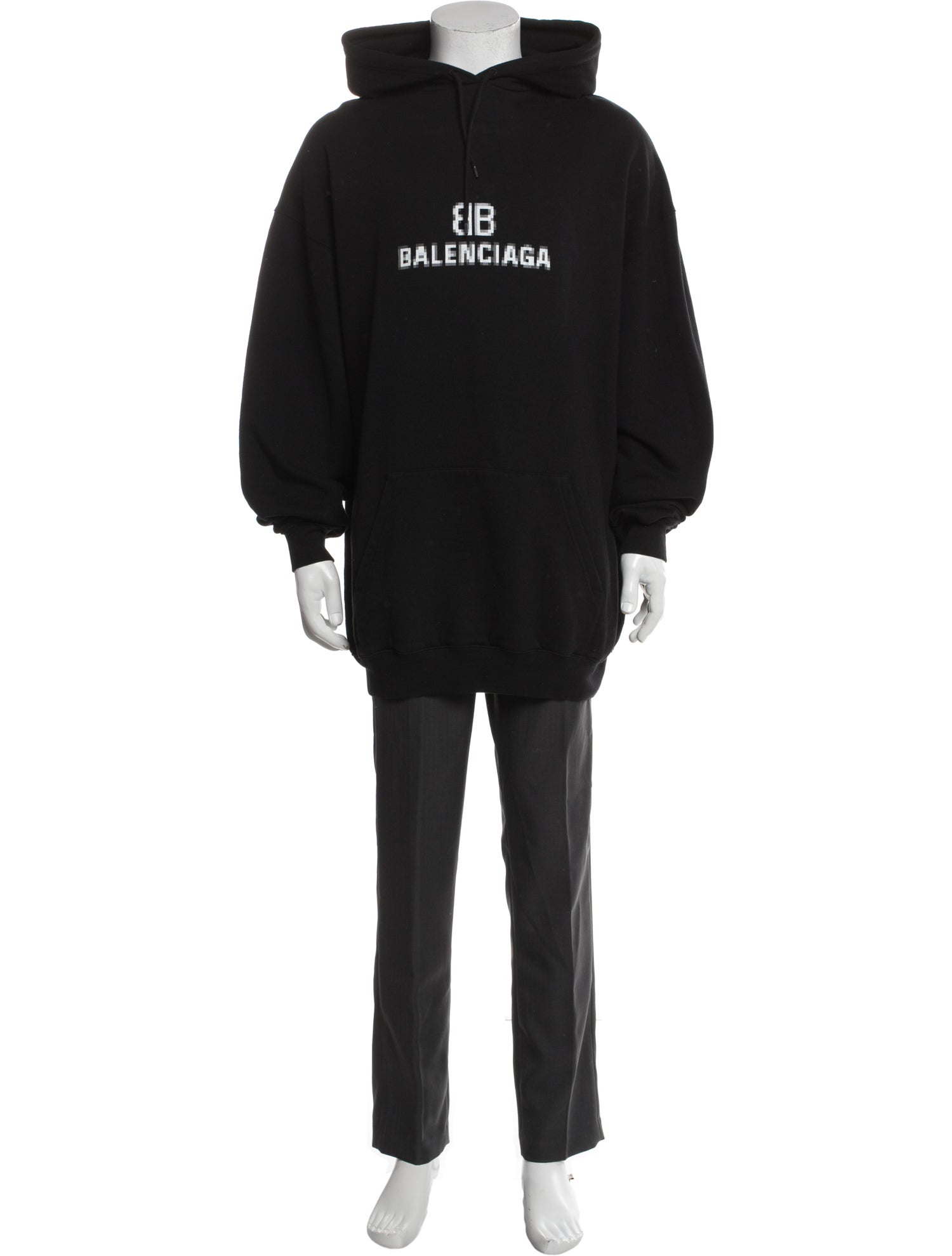 Balenciaga 2021 Graphic Print Hoodie