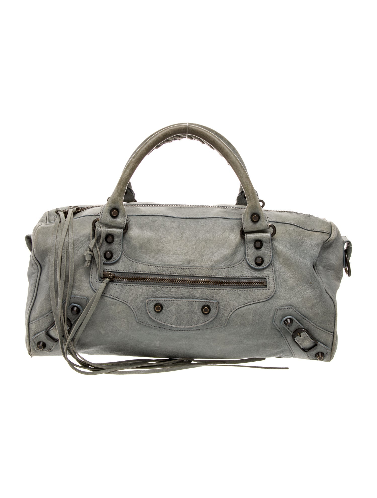 Balenciaga Leather Motocross Twiggy