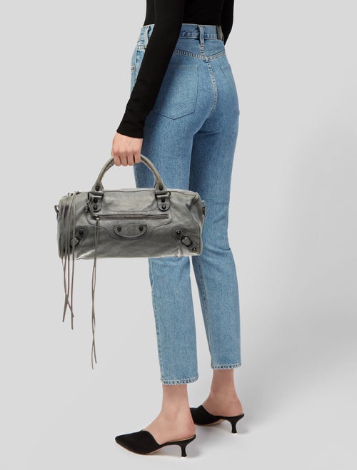 Balenciaga Leather Motocross Twiggy