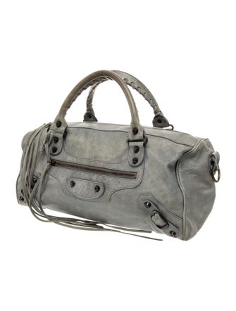 Balenciaga Leather Motocross Twiggy