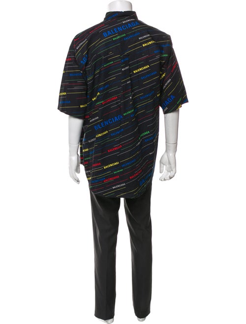 Balenciaga 2018 All Over Logo Shirt