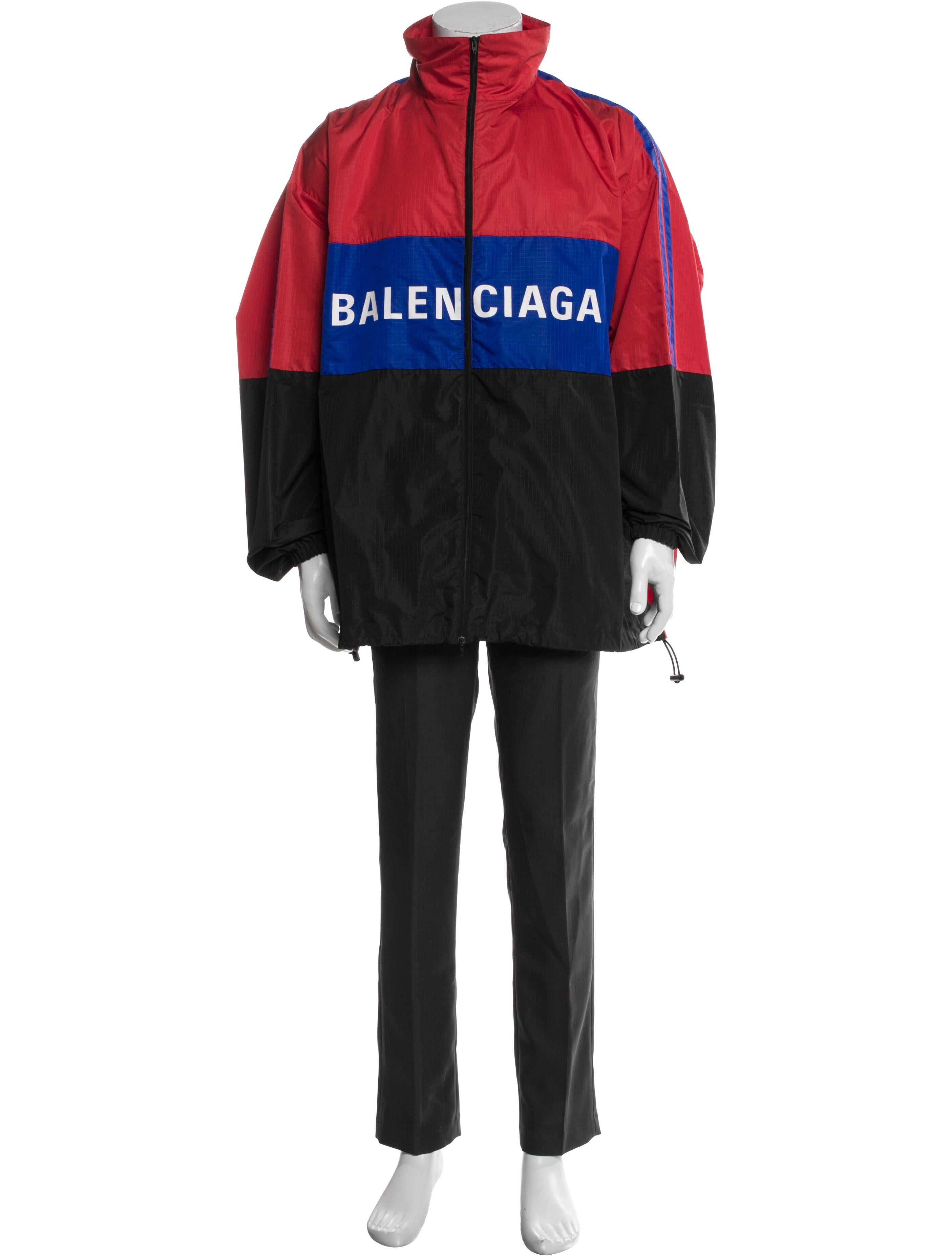 Balenciaga 2018 Signature Logo Parka
