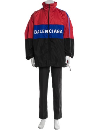 Balenciaga 2018 Signature Logo Parka