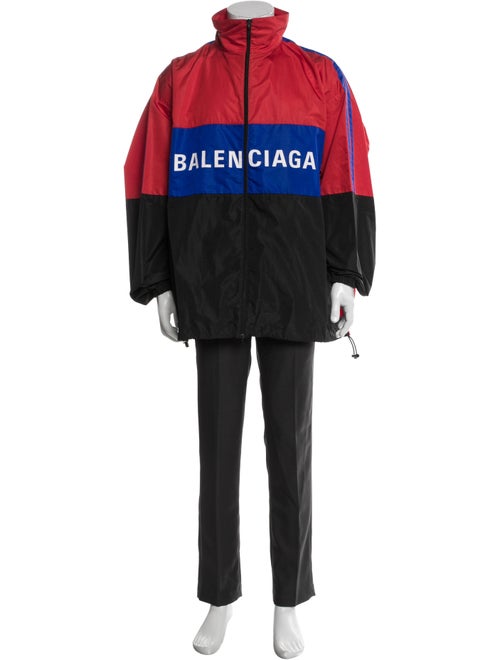 Balenciaga 2018 Signature Logo Parka