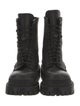 Balenciaga Leather Combat Boots