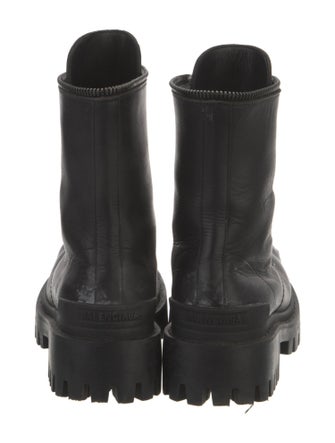 Balenciaga Leather Combat Boots