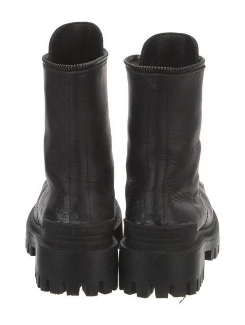 Balenciaga Leather Combat Boots