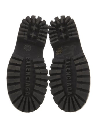 Balenciaga Leather Combat Boots