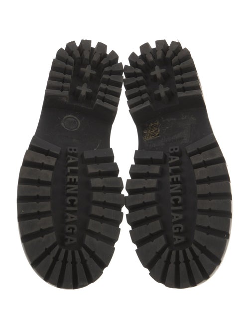 Balenciaga Leather Combat Boots