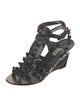 Balenciaga Leather Studded Accents Gladiator Sandals