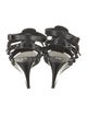 Balenciaga Leather Studded Accents Gladiator Sandals