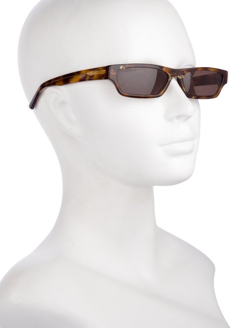 Balenciaga Square Tinted Sunglasses