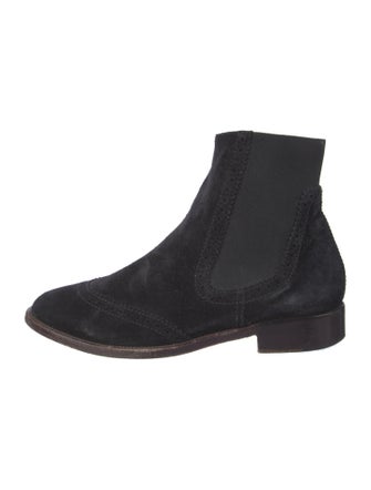 Balenciaga Suede Chelsea Boots