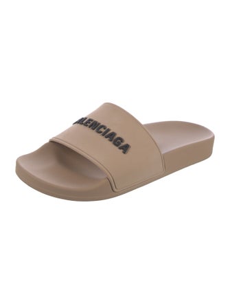 Balenciaga Rubber Printed Slides
