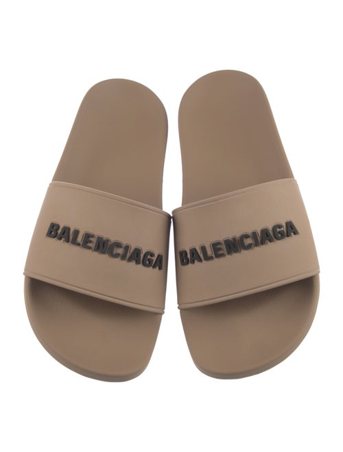 Balenciaga Rubber Printed Slides