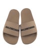 Balenciaga Rubber Printed Slides
