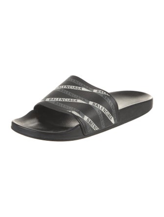 Balenciaga Rubber Printed Slides