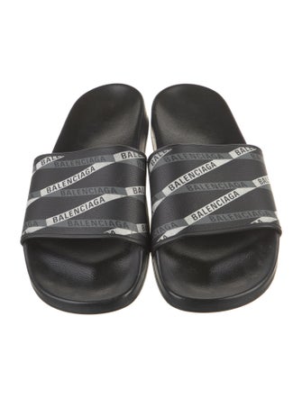 Balenciaga Rubber Printed Slides