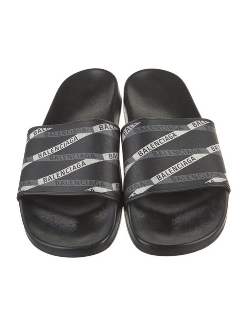 Balenciaga Rubber Printed Slides