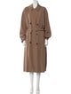 Balenciaga Silk Trench Coat