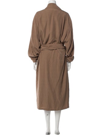 Balenciaga Silk Trench Coat