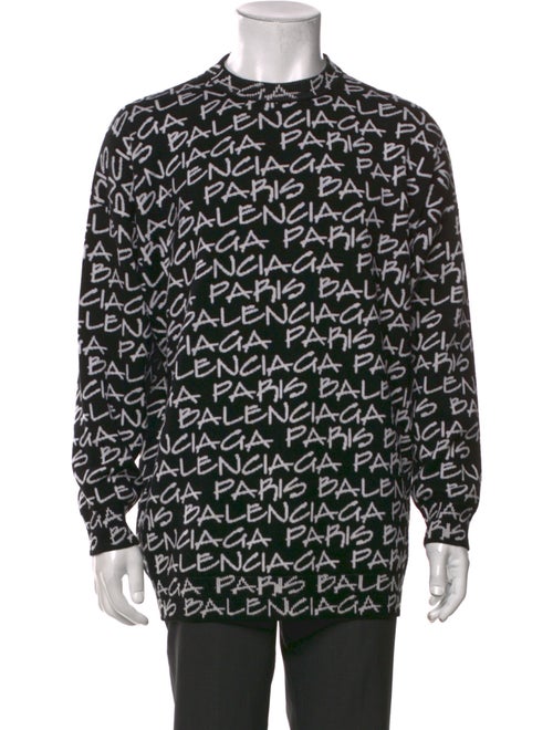 Balenciaga 2019 Signature Logo Pullover