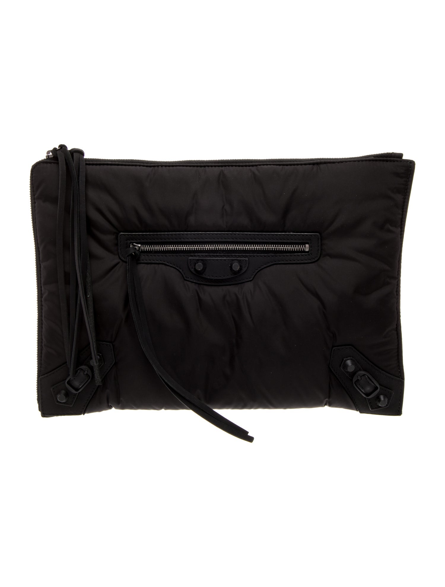 Balenciaga Nylon Motocross Clutch