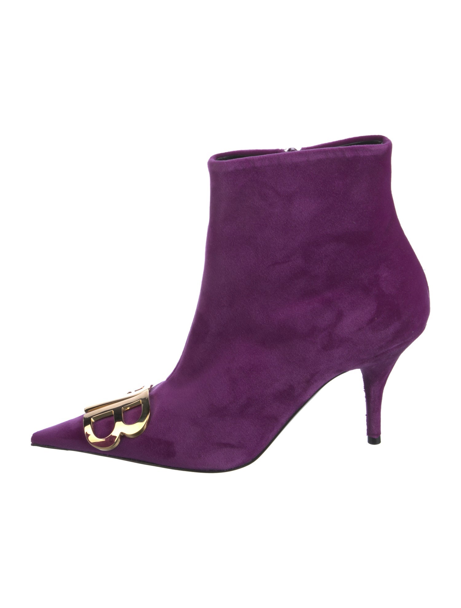 Balenciaga Velvet Boots