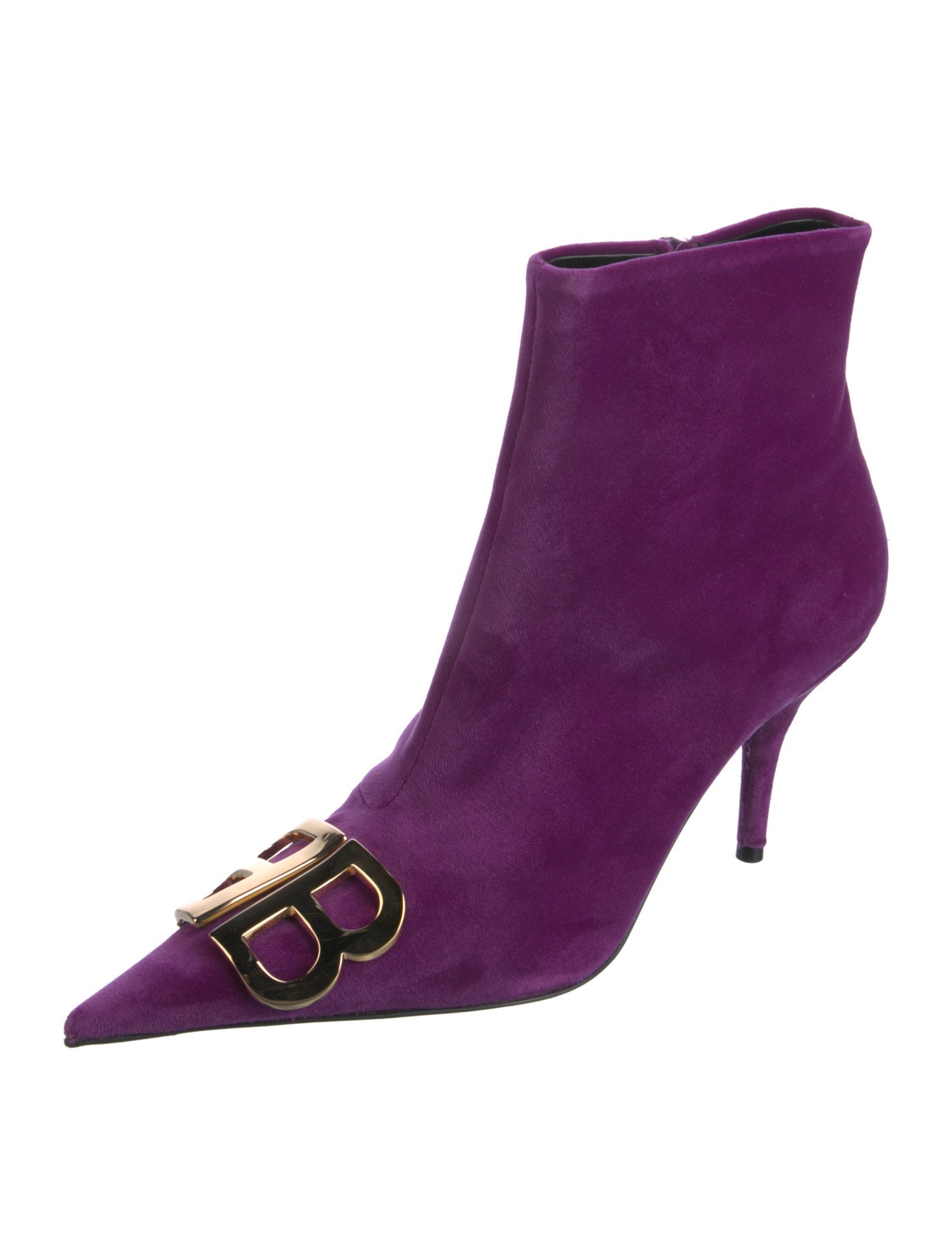 Balenciaga Velvet Boots