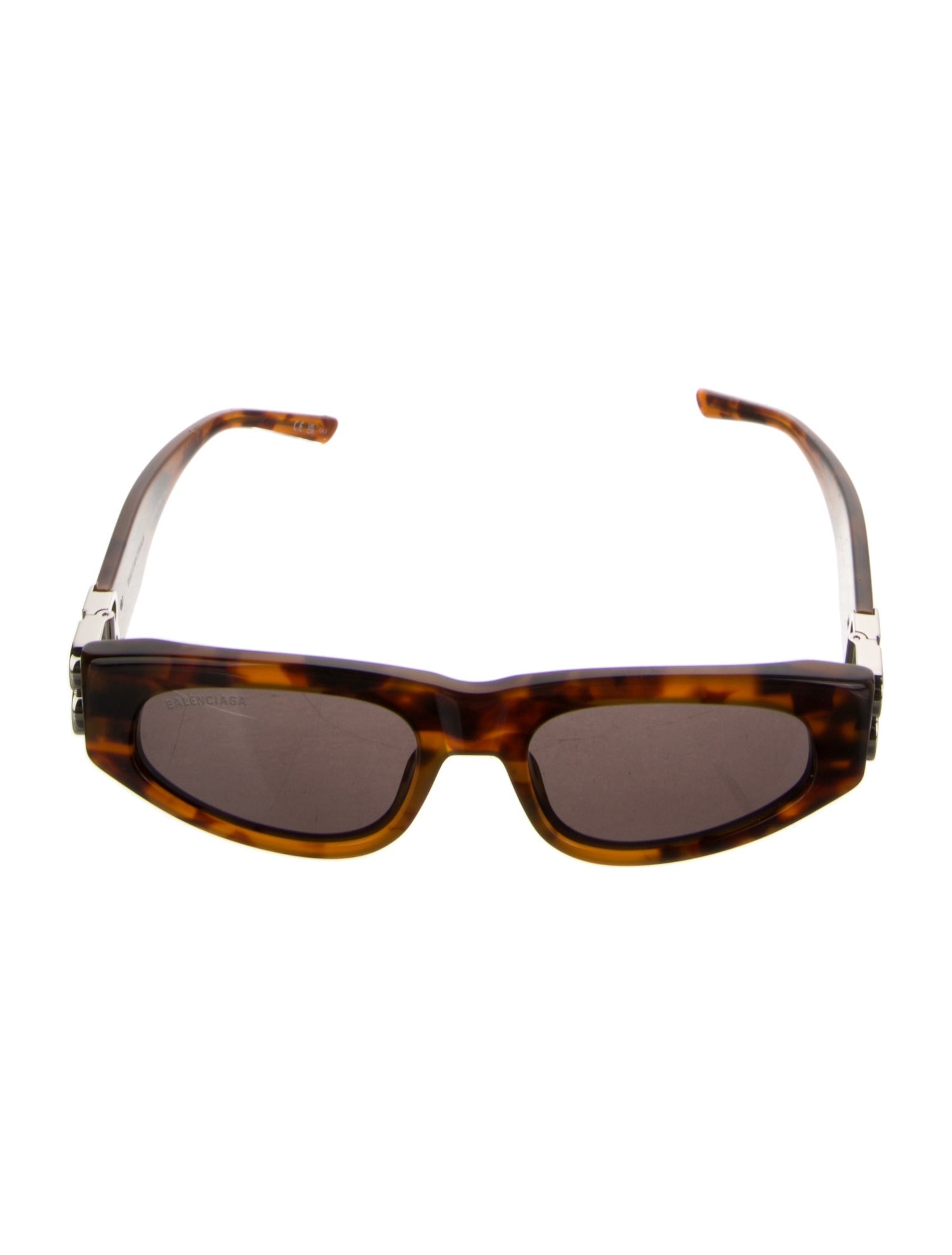 Balenciaga Square Tinted Sunglasses