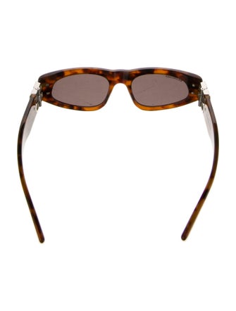 Balenciaga Square Tinted Sunglasses