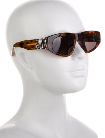 Balenciaga Square Tinted Sunglasses