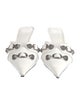 Balenciaga Leather Studded Accents Mules