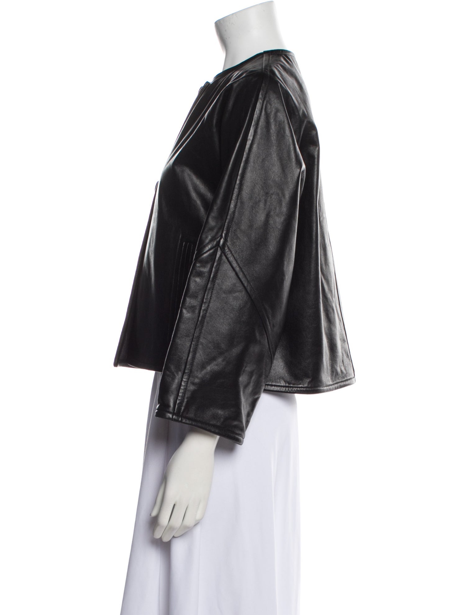 Balenciaga 2014 Leather Evening Jacket
